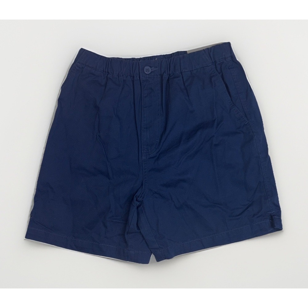 Izod PFX Beach Shorts Cotton Navy Blue Mens Size Medium